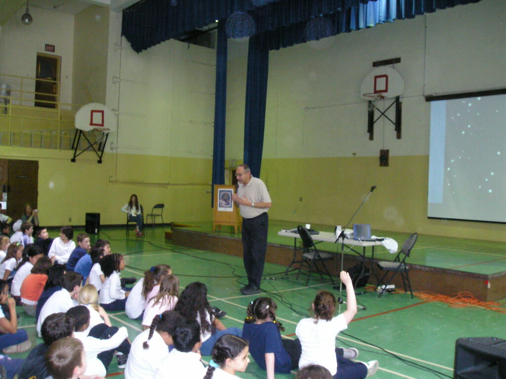 David H. Levy Presenting to School Students