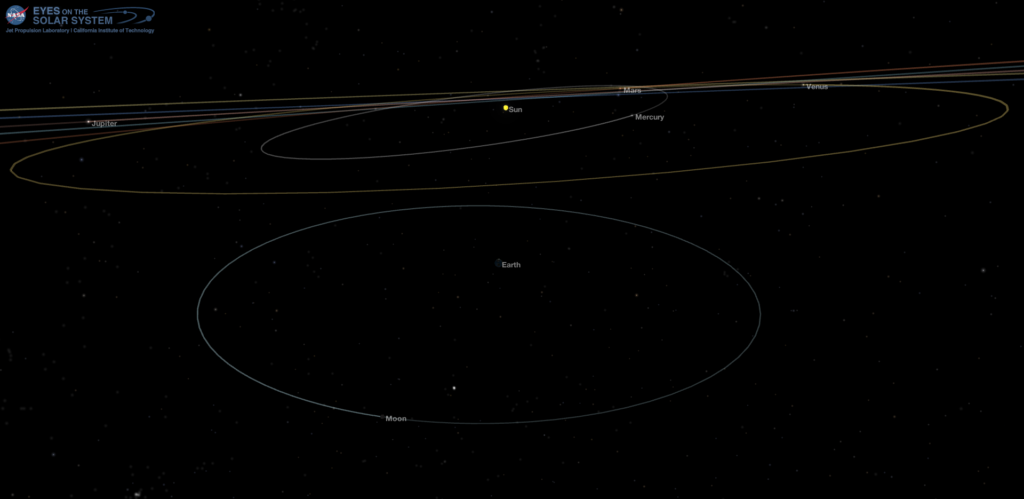 The Solar System, seen from near Earth - Sept. 5, 2017