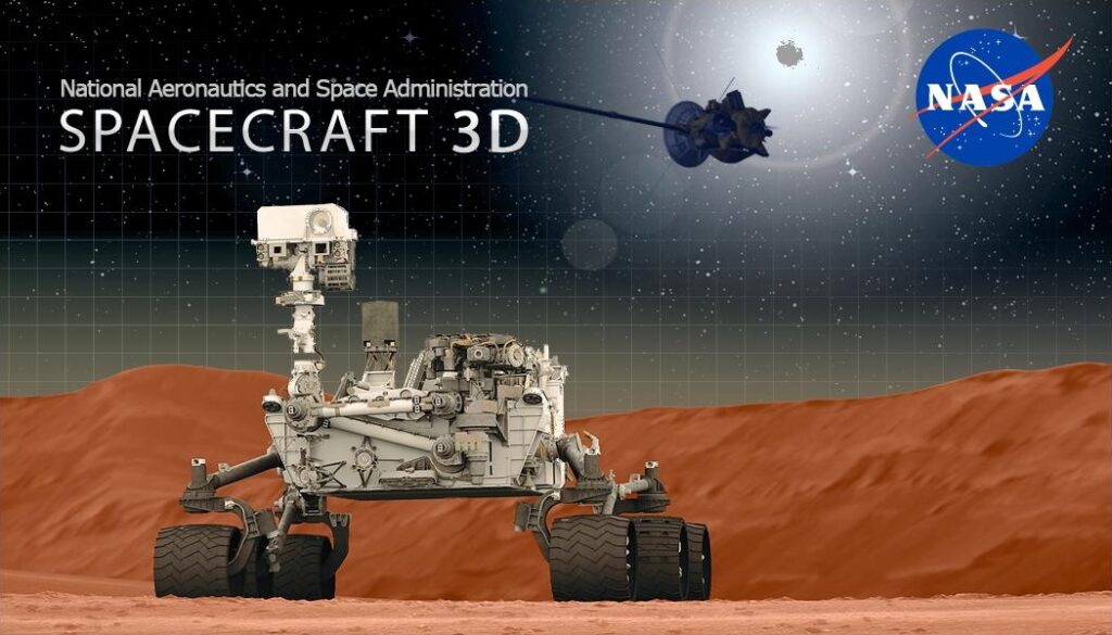 Spacecraft 3D Logo