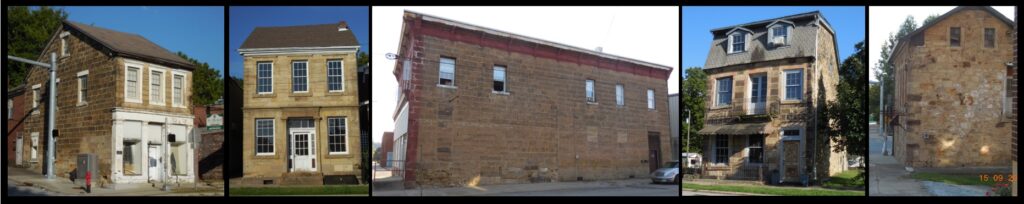 Five other stone buildings in Cannelton.