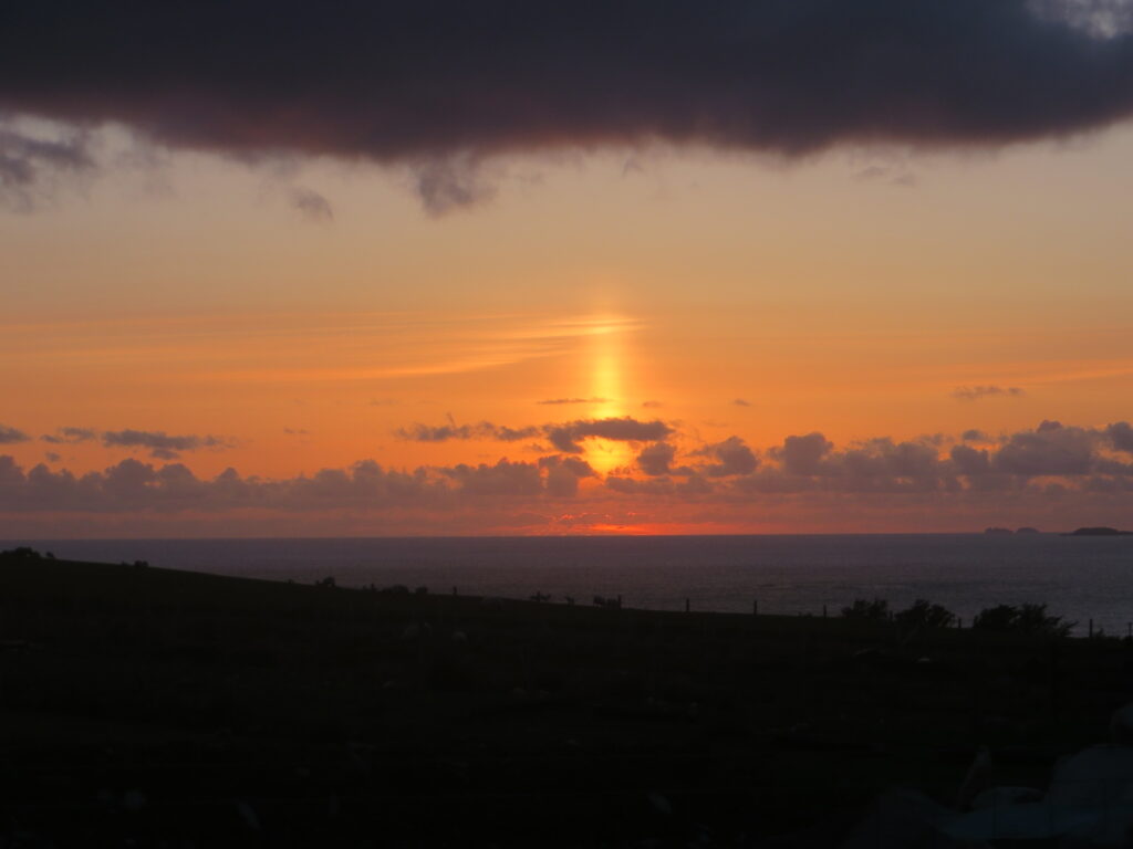 Sun Pillar Louisburgh Co Mayo Ireland 