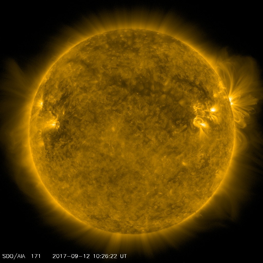 The Sun's Corona - AIA 171 - Sept. 12, 2017