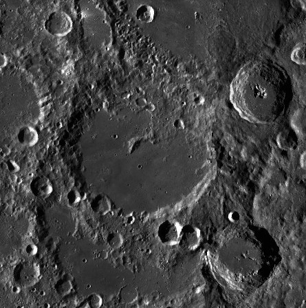 Von Kármán Crater on the Moon