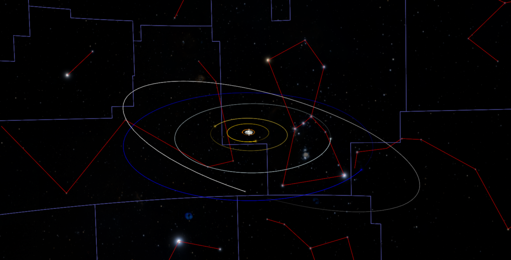 The Solar System viewed in Worldwide Telescope