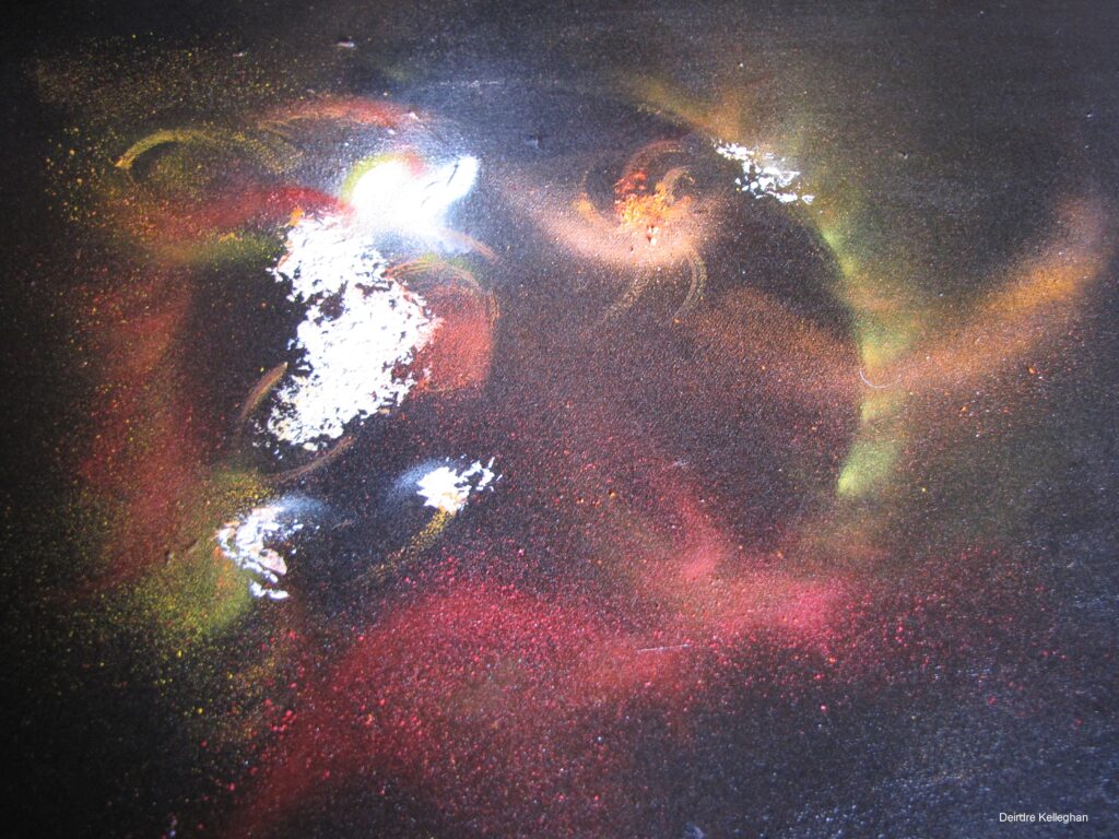 X-Ray Sun by Deirdre Kelleghan - Original is acrylic and pastel on canvas 30 X 18 inches X-Ray Sun by Deirdre Kelleghan - Original is acrylic and pastel on canvas 30 X 18 inches