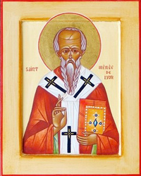 Click on the Icon of St. Irenaeus to read Bishop Barron's article on this great Saint!