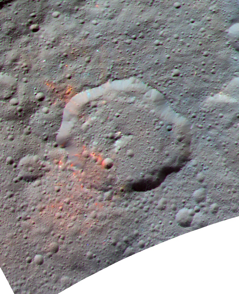 Organic material on Ceres