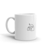Ceramic Mug, glossy white, dishwasher and microwave safe - Image 2