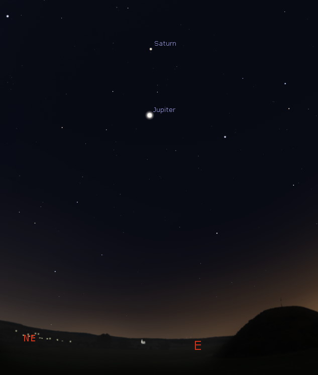 Eastern predawn sky from Port Hedland, Australia