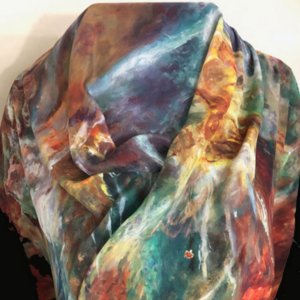 Carina Nebula Silk Scarf