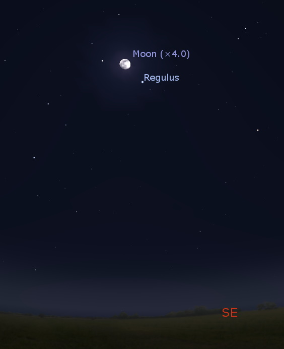 Southeastern sky after sunset