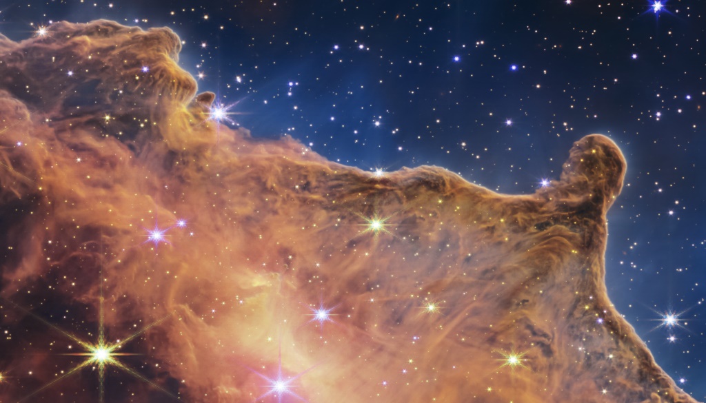 middle finger nebula hd wallpaper