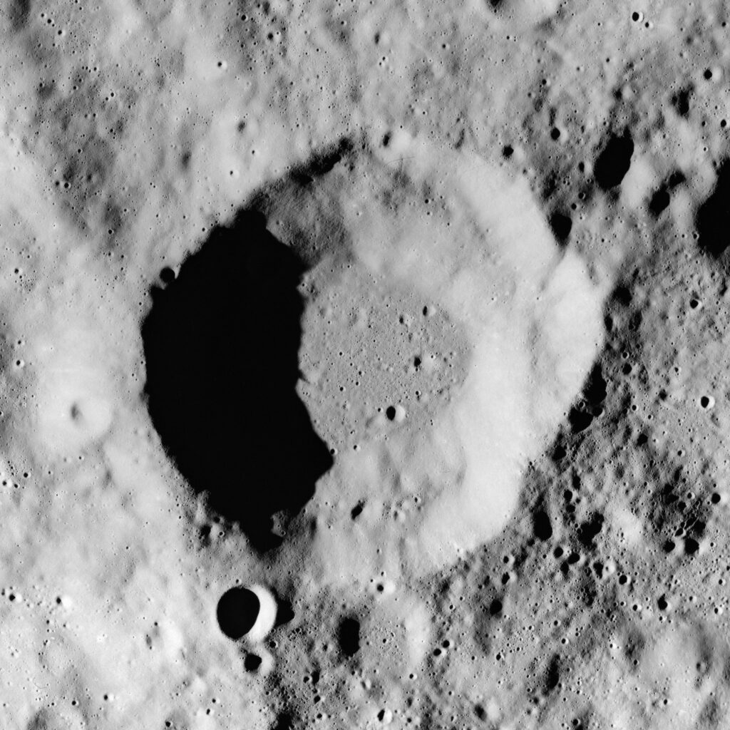 Stein crater on the Moon's far side