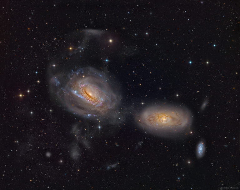 2024 VO Calendar - Mar - NGC 3169 - Mark Hanson and Mike Selby