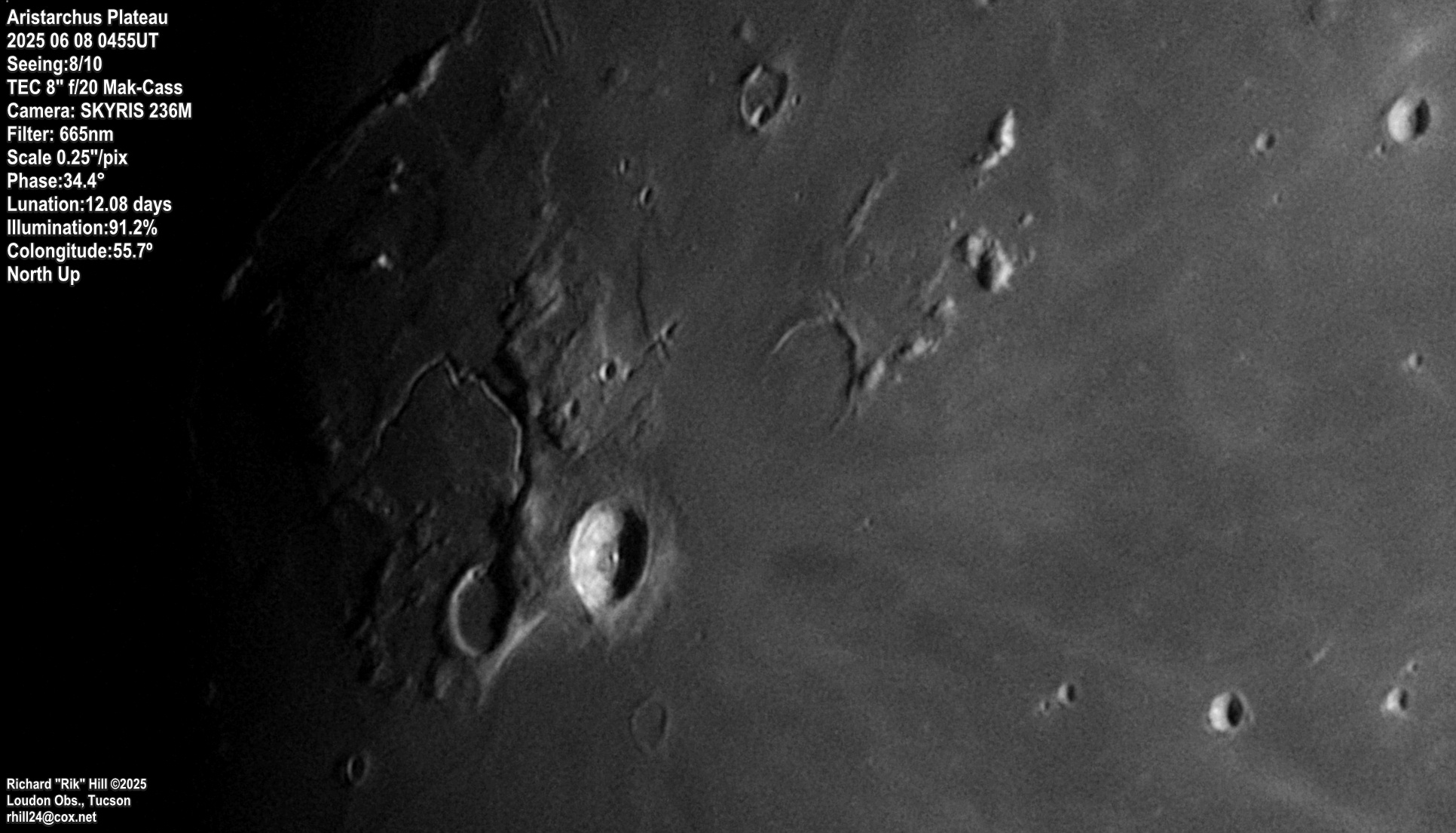 Aristarchus Plateau emerging